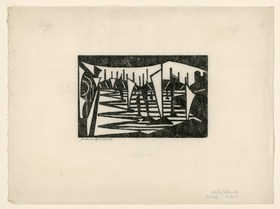 Komposition (Boote im Hafen)