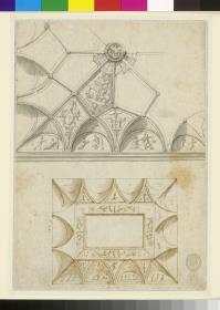 Deckenentwürfe für die Palazzo Genua