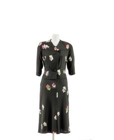Jackenkleid mit Blumentopfmotiven