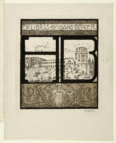 Ex Libris Hans Becker