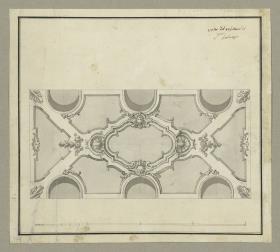 Entwurf Deckendekoration, S. Dalmazzo, Turin