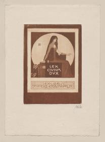 Exlibris Dr. Horaz Krasnopolski