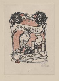 Exlibris Dr. Fr. Rosenthal