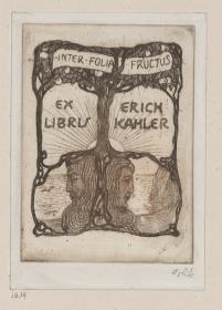 Exlibris Erich Kahler
