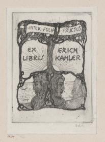 Exlibris Erich Kahler