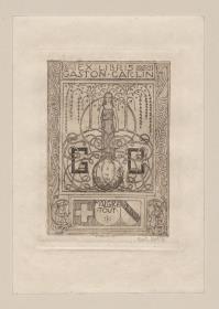 Exlibris Gaston Carlin