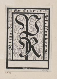 Exlibris Richard Pfefferkorn