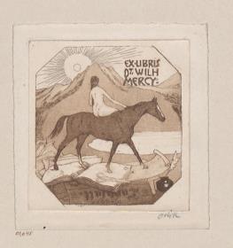 Exlibris Dr. Wilhelm Mercy