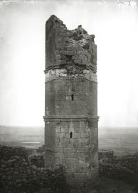 Salkhad. Große Moschee. Minarett