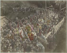 Buddhistische Prozession