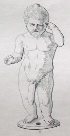 Bärtige Zwergenstatuette