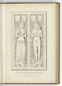 Elisabeth und Ulrich von Erbach, gest. 1368 und 1369, Kloster Steinbach bei Michelstadt