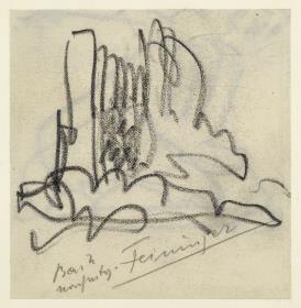Musikalische Skizzen, Architekturphantasie, Recto und Verso