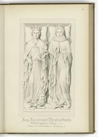 König Ruprecht von der Pfalz, gest. 1410,  und seine Gemahlin Elisabeth, Burggräfin von Nürnberg, Hlg.Geistkirche Heidelberg