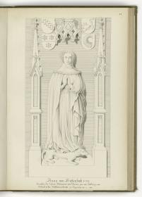 Anna von Birkenbach, Gemahlin des Johann Kämmerer von Worms, gest. 1415, Katharinenkirche Oppenheim
