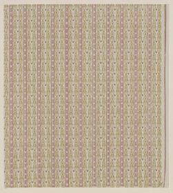Lithografiertes Papier (ornamentales Streifenmuster)