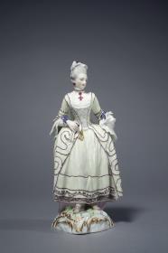 Galante Dame mit Reifrock (Modell 180)