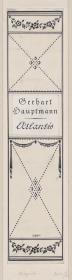 Skizze zu Gerhart Hauptmann, Atlantis