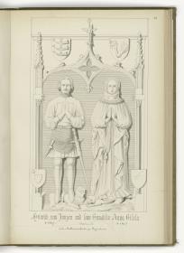 Heinrich zum Jungern, gest. 1437, und Gemahlin Anna Gisela, gest. 1417,  Katharinenkirche Oppenheim