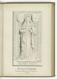 Margarethe von Heppenheim (Gemahlin v. Siegfried v. Löwenstein), gest. 1451, Kirche Armsheim