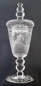 Deckelpokal mit Portrait Friedrich I. und einer Ansicht des Berliner Schlosses