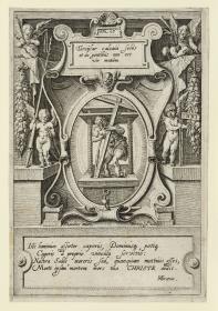 Christus in der Kelter (Jes. 63,3), Titelblatt der Folge "Die Passion Christi"