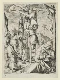 Die Kreuzabnahme, Blatt 12 aus der Folge "Die Passion Christi"