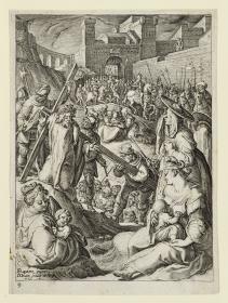 Die Kreuztragung, Blatt 10 aus der Folge "Die Passion Christi"