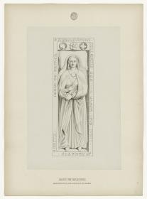 Agnes von Erbach, gest. 1302, Schlosskapelle Erbach