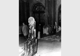 Abbau der ständigen Ausstellung des Ägyptischen Museums und der Papyrussammlung im Bode-Museum