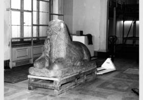 Abbau der ständigen Ausstellung des Ägyptischen Museums und der Papyrussammlung im Bode-Museum