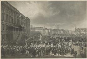 Huldigung Friedrich Wilhelm IV. in Berlin