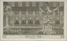 Pompe Funèbre de Philippe de France Roy d’Espagne et des Indes, en L’èglise de Notre Dame de Paris, 15. Dezember 1746