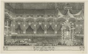 Pompe funèbre de Marie Thérèse d'Espagne, Dauphine de France, en l’église de l’Abbaye Royale de St. Denis, 5 Septembre 1746