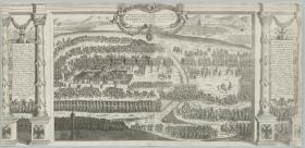 Cavalcata für Margaretha Theresia von Spanien (Gemahlin Kaiser Leopolds), Einzug in Wien am Ungarischen Tor, 5. Dezember 1666