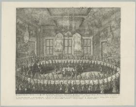 Empfang beim Zaren Peter II. in St. Petersburg, Februar 1712
