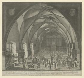 Der große Saal im Schloß zu Prag