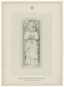 Margarethe von Bickenbach, Gemahlin von Konrad von Erbach, gest. 1396, Schlosskapelle Erbach
