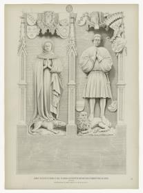 Anne von Bickenbach und Johann Kämmerer von Worms, genannt von Dalberg, gest. 1415, Katharinenkirche Oppenheim