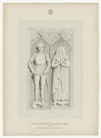 Conrad Schenk von erbach und seine Gemahlin Agnes, gest. 1423, Kirche Michelstadt