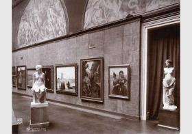Blick in die Ausstellung der Nationalgalerie, 2.Cornelius-Saal