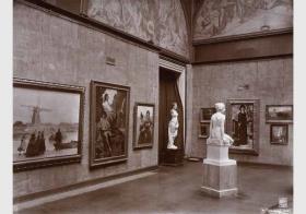 Blick in die Ausstellung der Nationalgalerie, 2.Cornelius-Saal