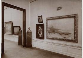 Blick in die Ausstellung der Nationalgalerie, Raum 5