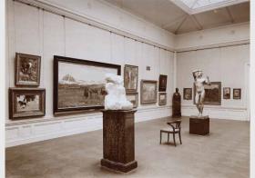Blick in die Ausstellung der Nationalgalerie, Raum 5