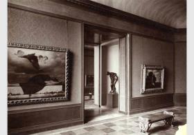 Blick in die Ausstellung der Nationalgalerie, 1. Saal