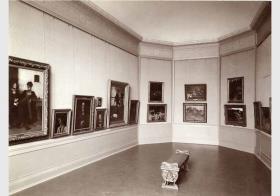 Blick in die Ausstellung der Nationalgalerie, 3. Saal