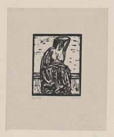 Der Tote, Illustration zu Hans Bethge, Bei sinkendem Licht