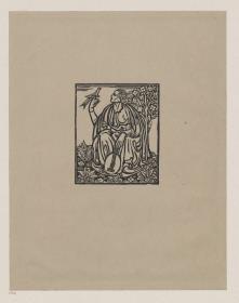 Titelholzschnitt zu Hans Bethge, Saitenspiel