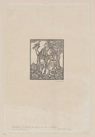 Titelholzschnitt zu Hans Bethge, Saitenspiel