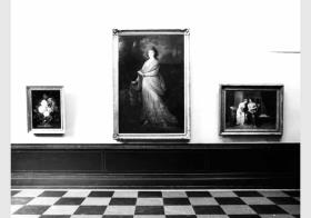 Blick in die Ausstellung der Nationalgalerie